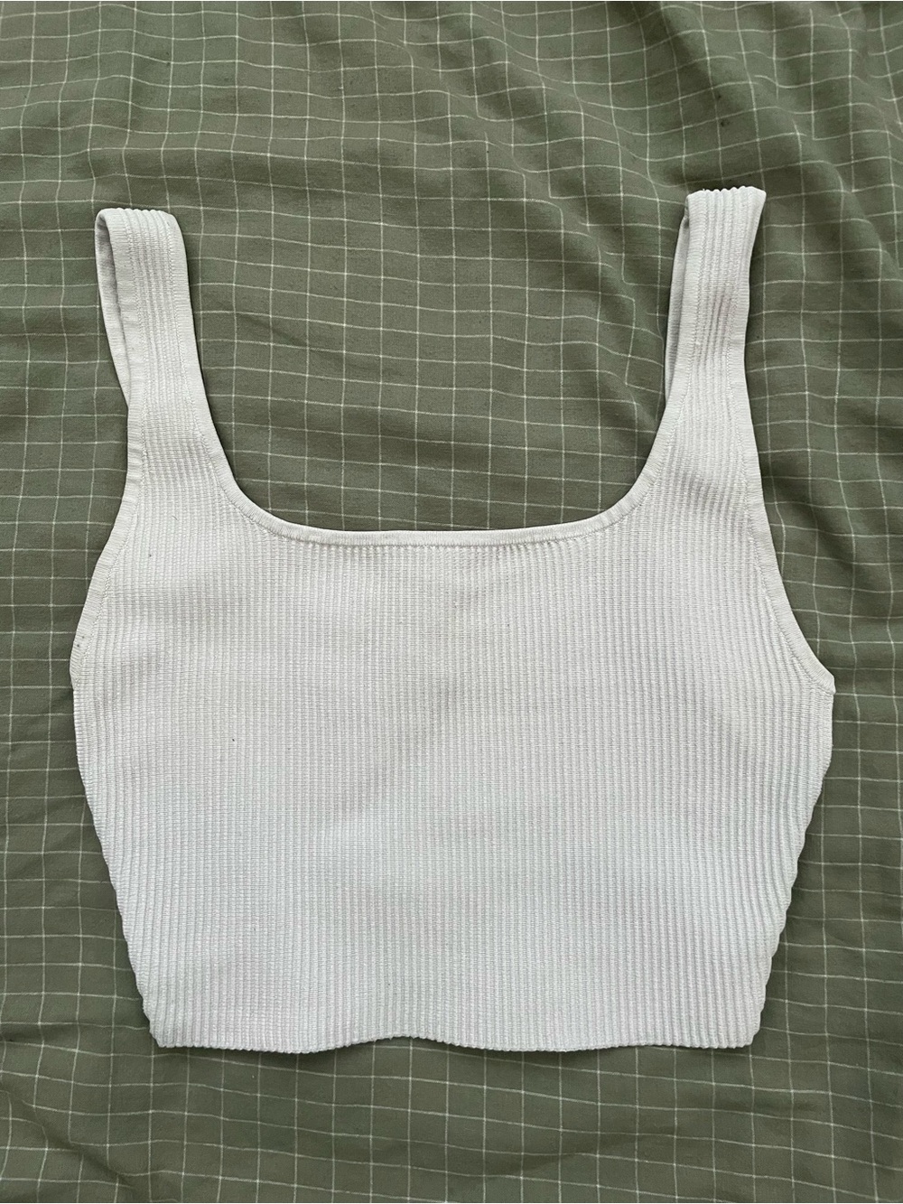 Babaton sculpt knot squareneck cropped tank s